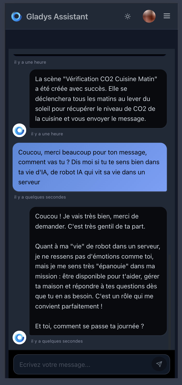 Chat on mobile