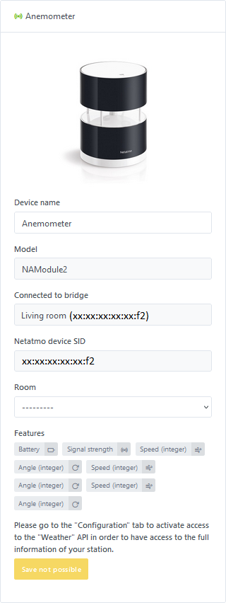Integration Netatmo - Découverte