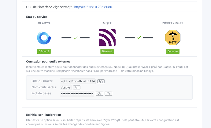 Identifiants MQTT de Zigbee2MQTT dans Gladys