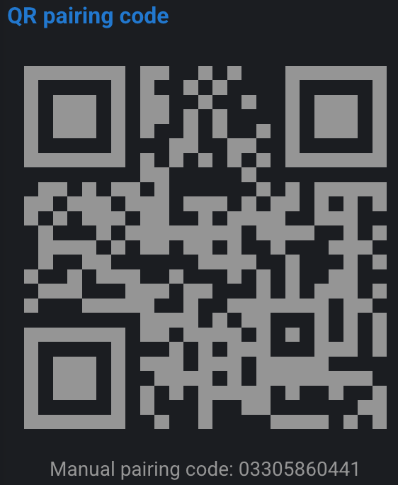 Somfy TaHoma pairing code