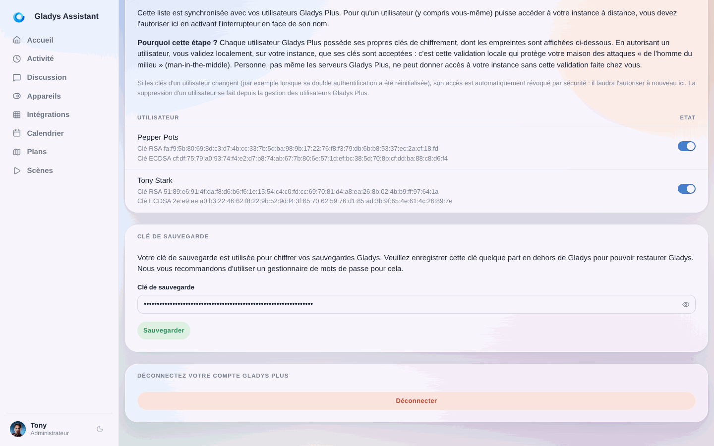 Autoriser un utilisateur distant localement